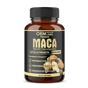 Energy Gummies Supplier - OEM Black Maca Root Vitality