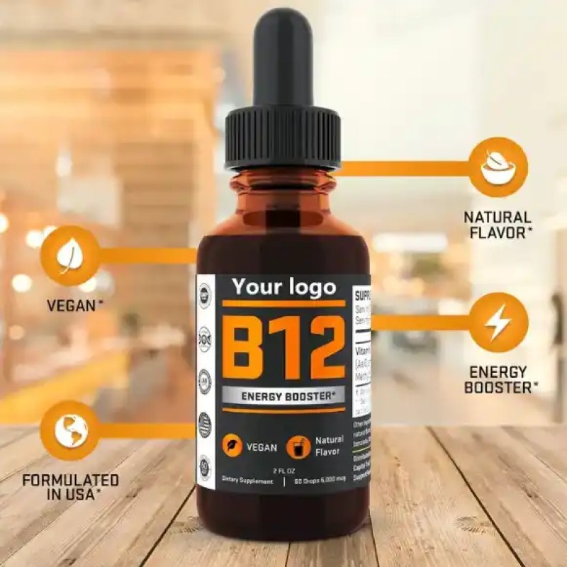 Vitamin B12 Drops Manufacturer - Private Label Sublingual Energy