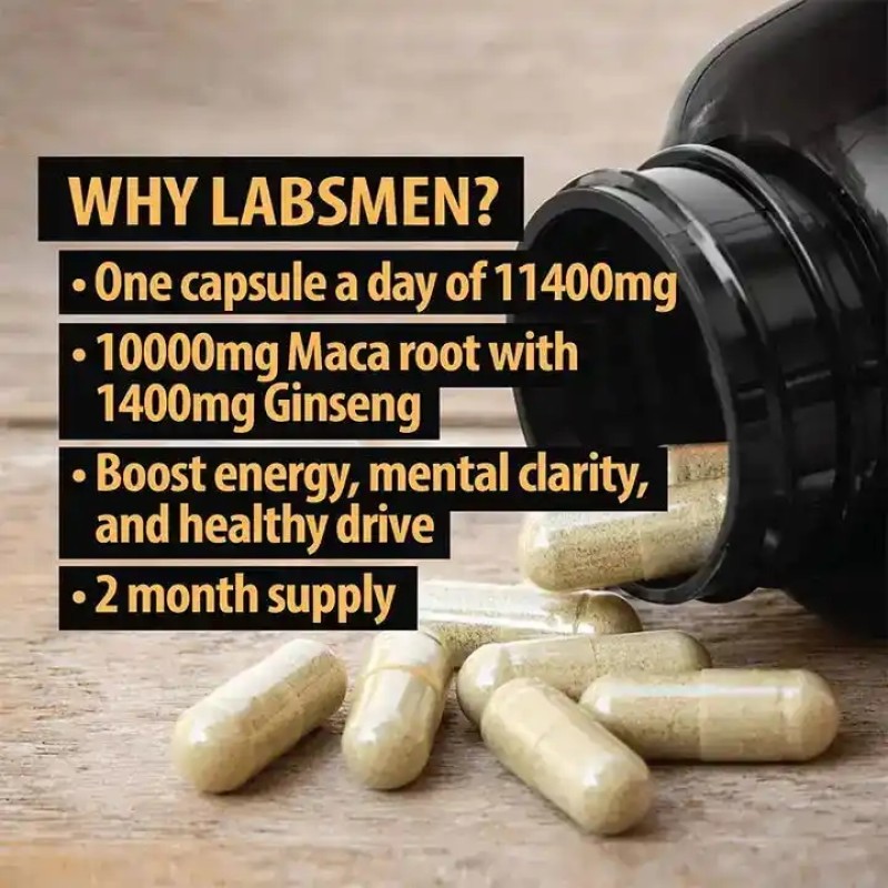 Maca Capsules Supplier - OEM Energy Boost Performance Support