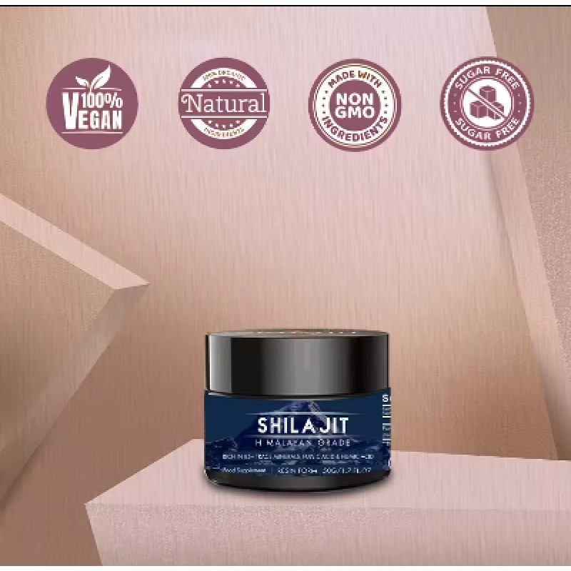 Shilajit Resin Supplier - OEM 10% Fulvic Acid Capsules