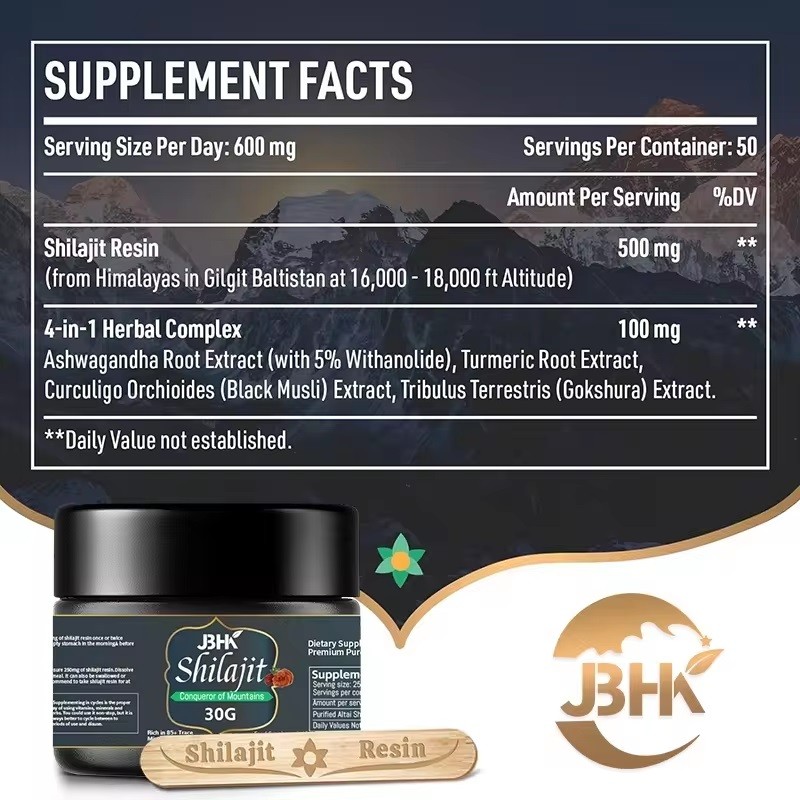 Himalayan Shilajit Factory - OEM Rich Trace Minerals