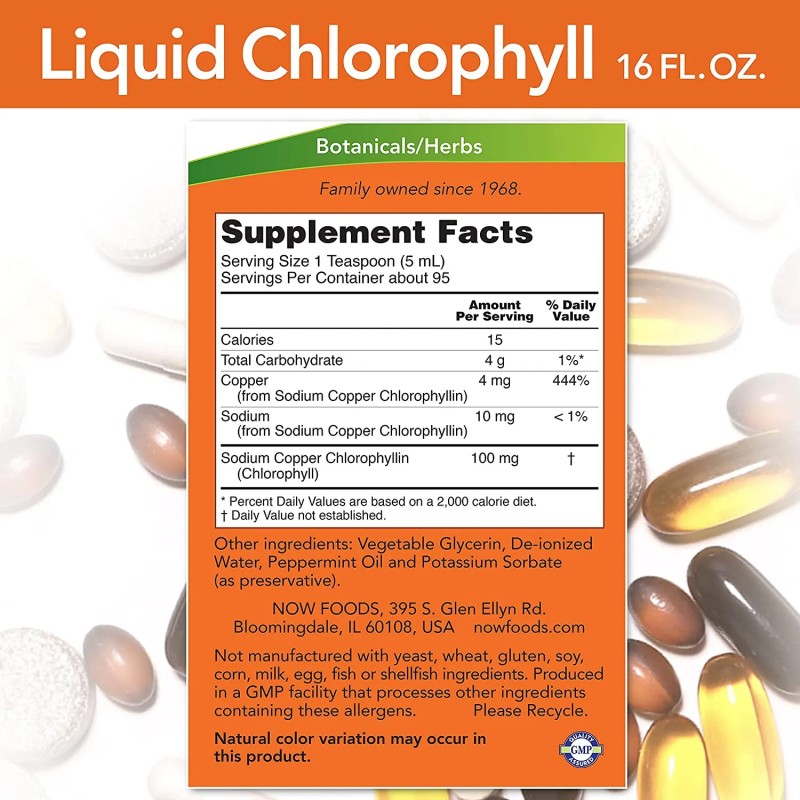 Chlorophyll Drops Factory - OEM Liquid Mint Water Additive