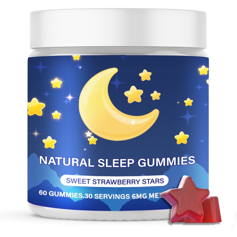 Sleep Gummies Supplier - Private Label Strawberry Star Shape