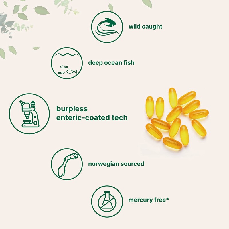 Fish Oil Capsules Supplier - OEM Vegetarian Enteric-Coated