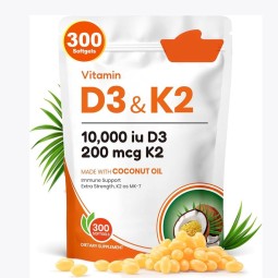 Vitamin D3 K2 Manufacturer - OEM Coconut Oil Bone Immune