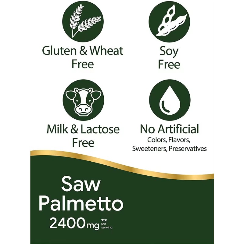 Saw Palmetto Capsules Supplier - OEM Women Hair Growth