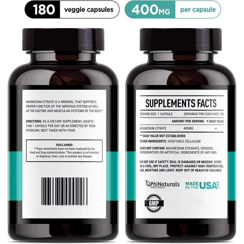 Magnesium Citrate Factory - OEM Heart Muscle Nerve Support