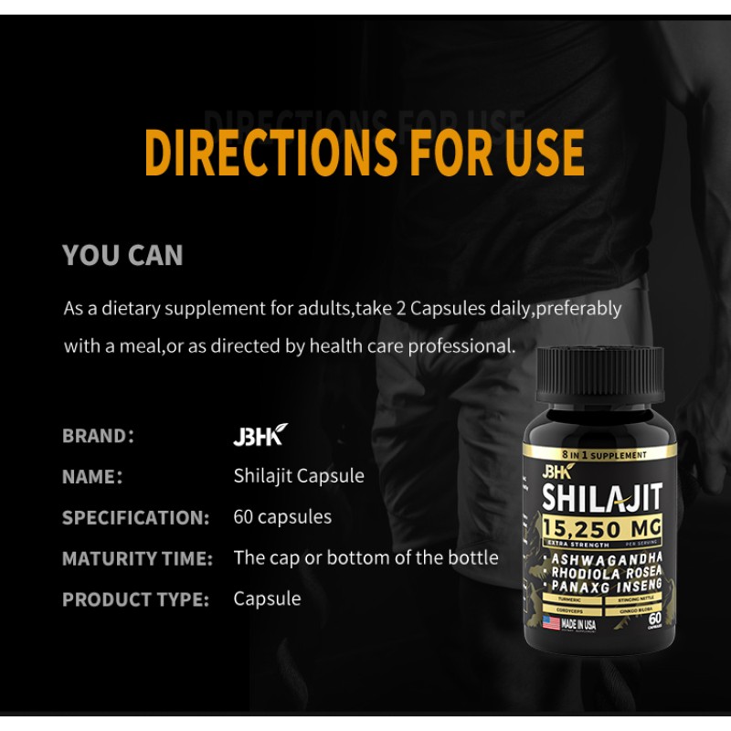 Men Health Supplement Manufacturer - Private Label Shilajit