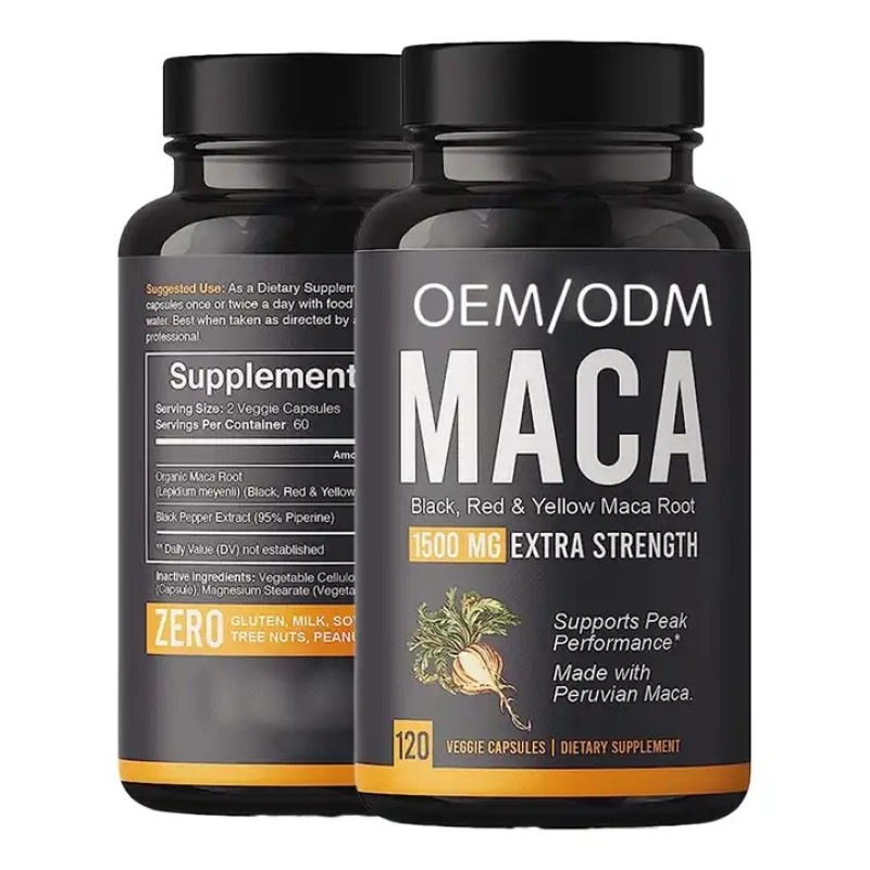 Black Maca Capsules Manufacturer - OEM Men Health Supplement