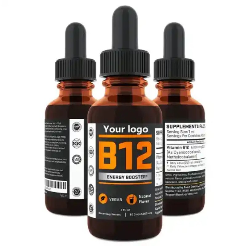 Vitamin B12 Drops Manufacturer - Private Label Sublingual Energy