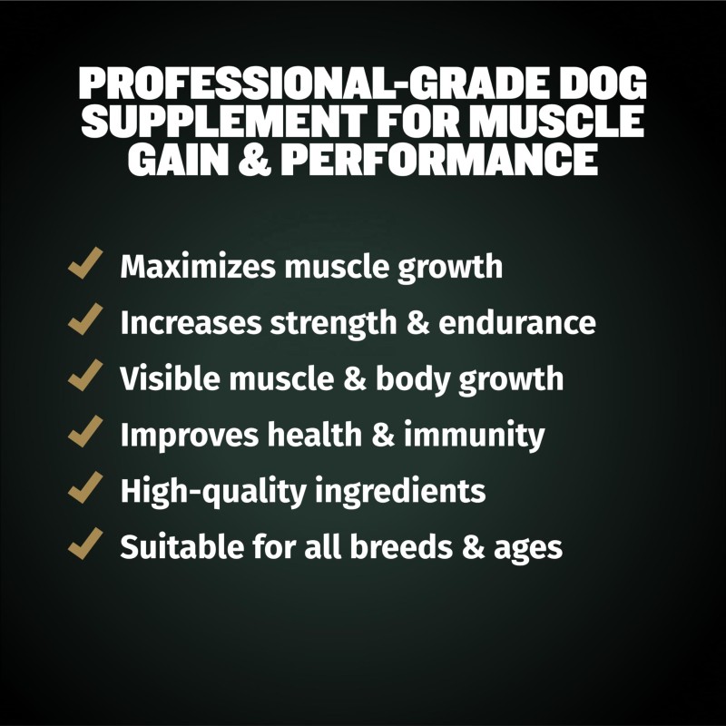 Dog Muscle Supplement Factory - OEM High Protein Power Chews