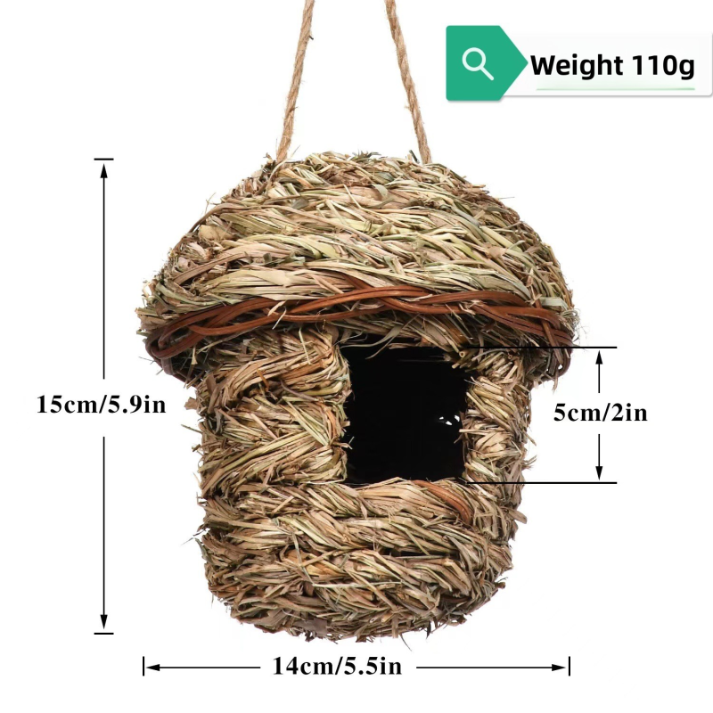 Bird Cage Manufacturer - OEM Ecological Grass Woven Nest