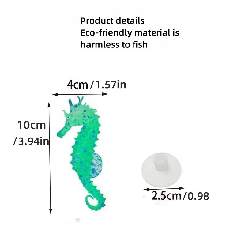 Seahorse Ornament Factory - OEM Glow in Dark Silicone Decor