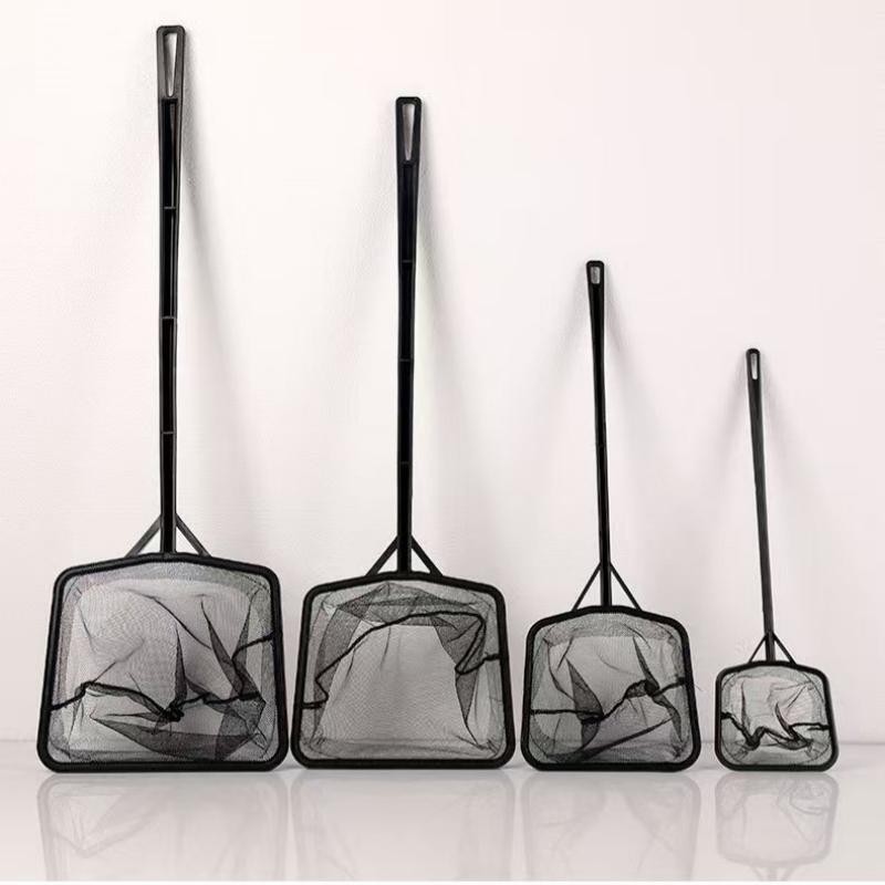 Fishing Net Manufacturer - OEM Black Long Handle Square Net
