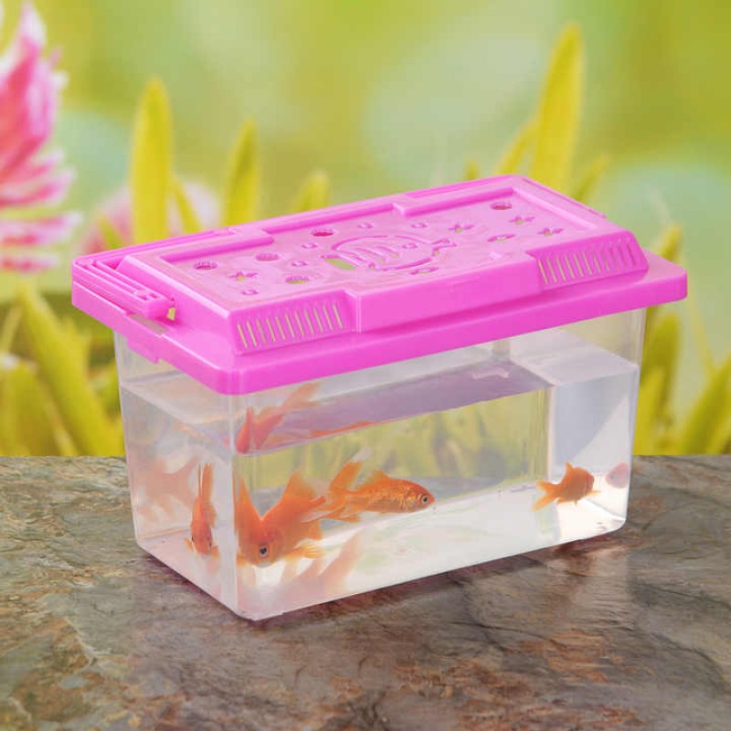 Transparent Aquarium Supplier - OEM Portable Plastic Pet Box