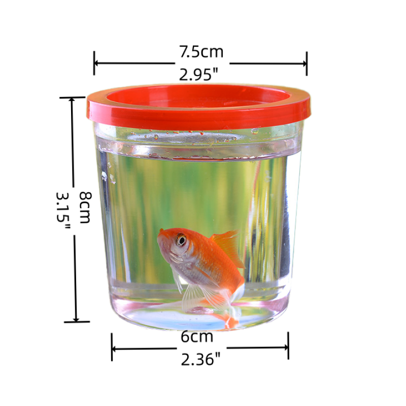 Portable Fish Bowl Manufacturer - OEM Closed Betta Fish Cup