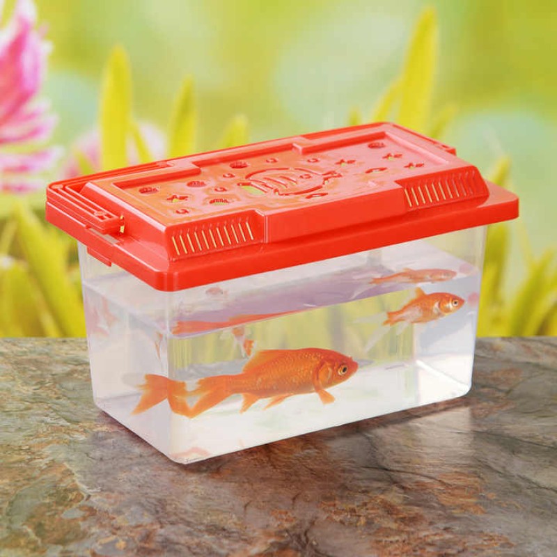 Transparent Aquarium Supplier - OEM Portable Plastic Pet Box