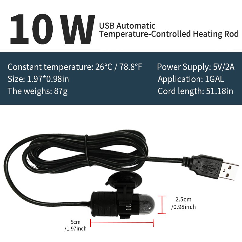 Betta Heater Manufacturer - OEM Fixed Temperature Small Aquarium