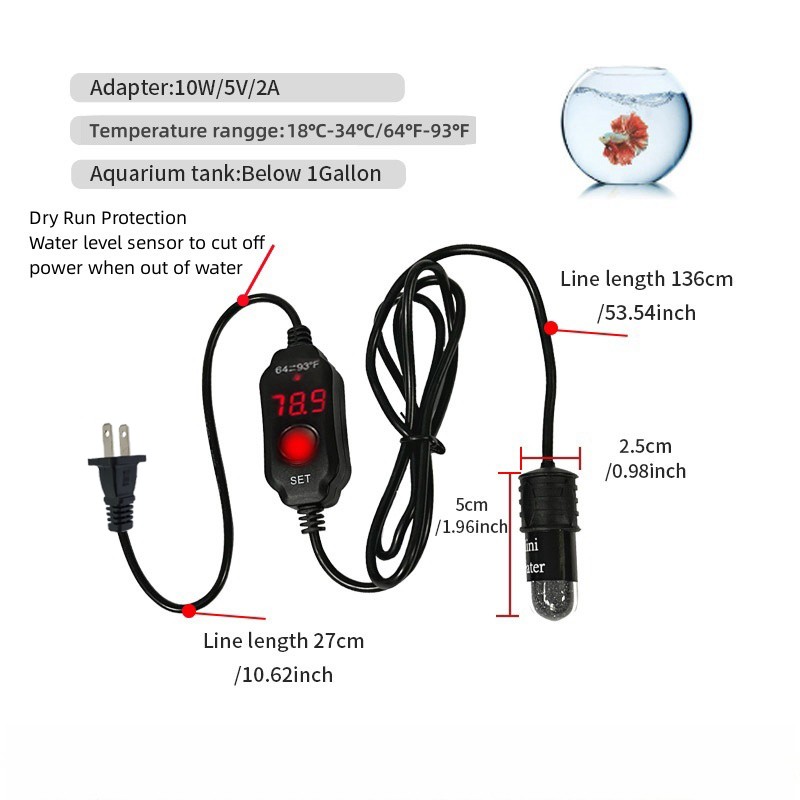 Thermostat Heater Factory - OEM 10W 20W 30W USB Powered