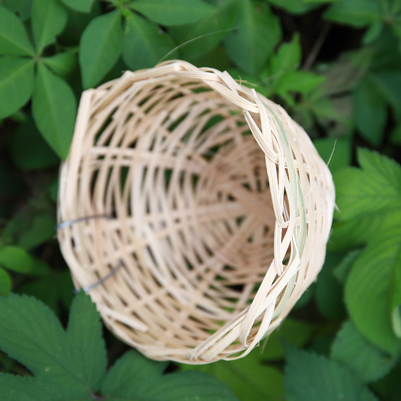 Bamboo Bird Nest Supplier - OEM Farmhouse Pastoral Parrot Nest