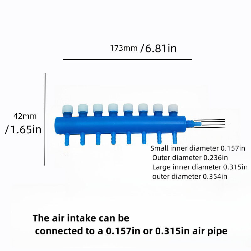 Air Control Valve Factory - OEM Adjustable 2-8 Way Flow