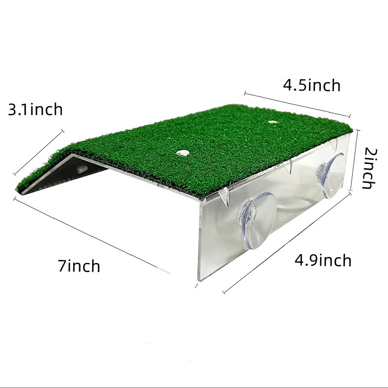 Turtle Platform Supplier - OEM Acrylic Climbing Basking Lawn