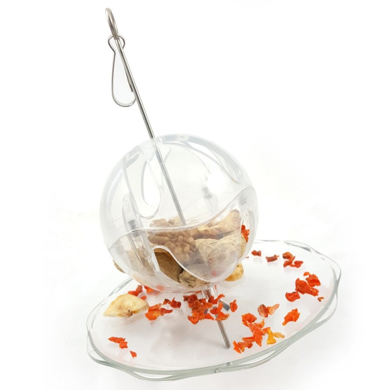 Bird Feeder Factory - Acrylic Round Ball Feeder Cage Accessory Custom OEM