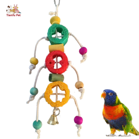 Bird Toy Accessory Manufacturer - Plant Fiber Loofah Cage Toy Custom