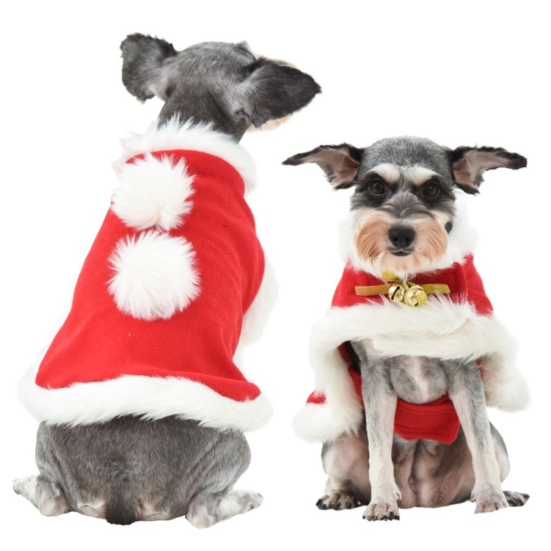 Pet Christmas Cape Manufacturer - Extra Thick Winter Thermal Dog Clothing Custom OEM
