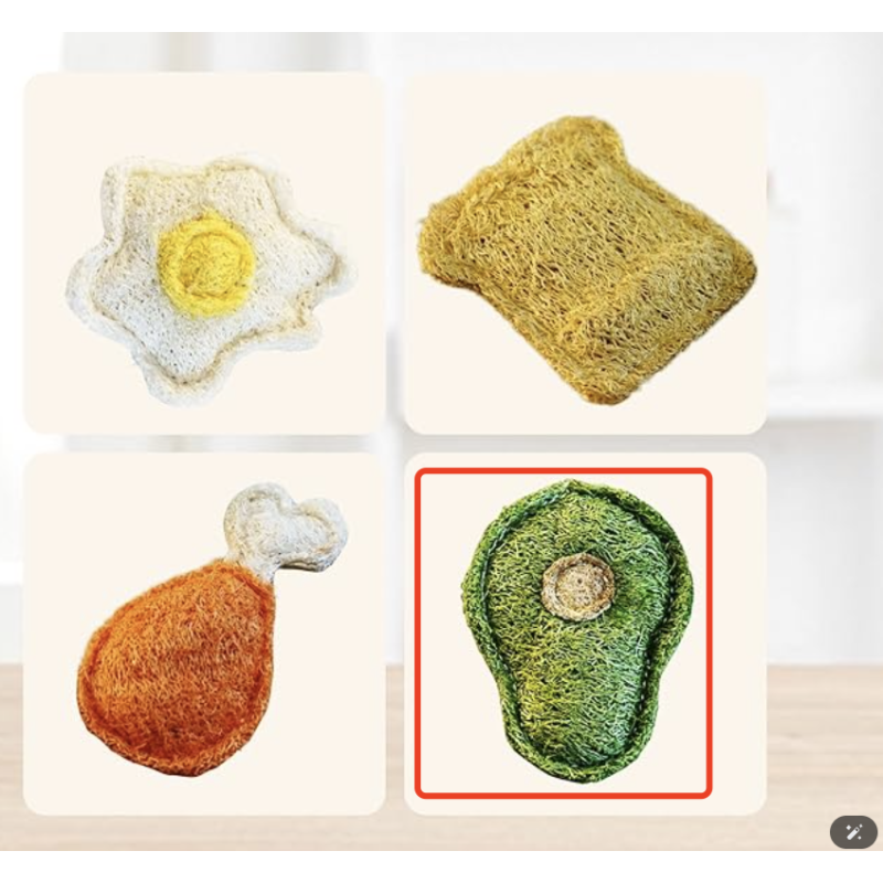 Pet Toy Supplier - Loofah Set Teeth Cleaning Teaser Wand Custom