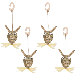 Pet Toy Supplier - Woven Grass Balls Forest Theme Rabbit Custom OEM