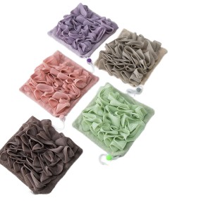 Bath Accessory Manufacturer - 2 in 1 Loofah Soap Bag Custom OEM