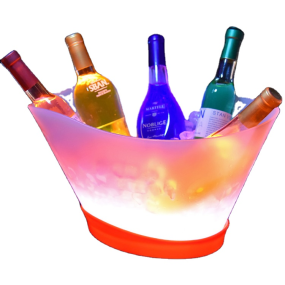 Ice Bucket Supplier - Acrylic Insulated Beverage Tub LED