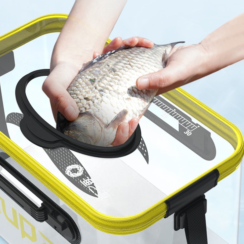 Live Fish Bucket Factory - Folding Transparent Fish Container