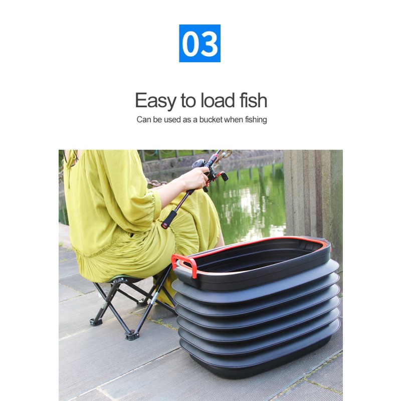 Car Trash Bucket Factory - Retractable Washing Folding Bucket