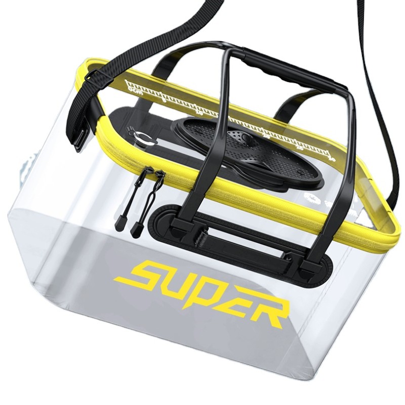Live Fish Bucket Factory - Folding Transparent Fish Container