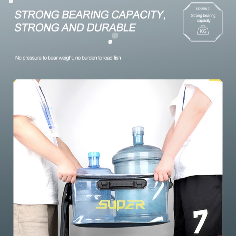 Live Fish Bucket Factory - Folding Transparent Fish Container