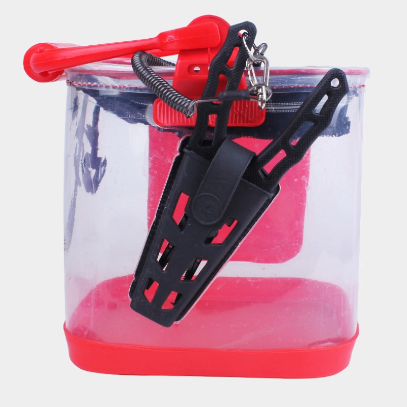 Live Fish Bucket Manufacturer - Eva Transparent with Net Cover