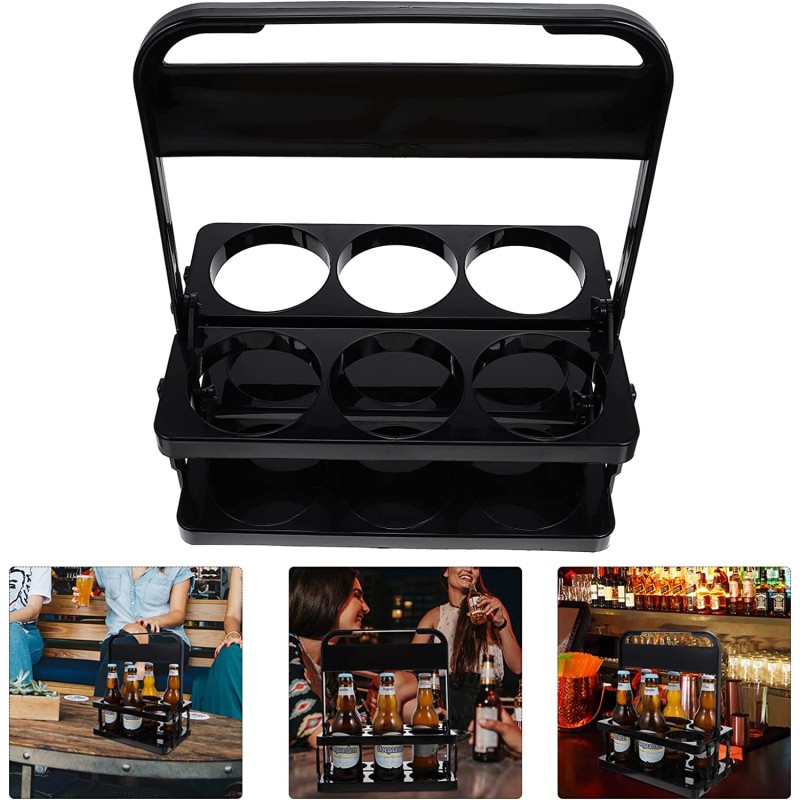 Drink Carrier Manufacturer - 6 Pack Reusable Collapsible with Handle