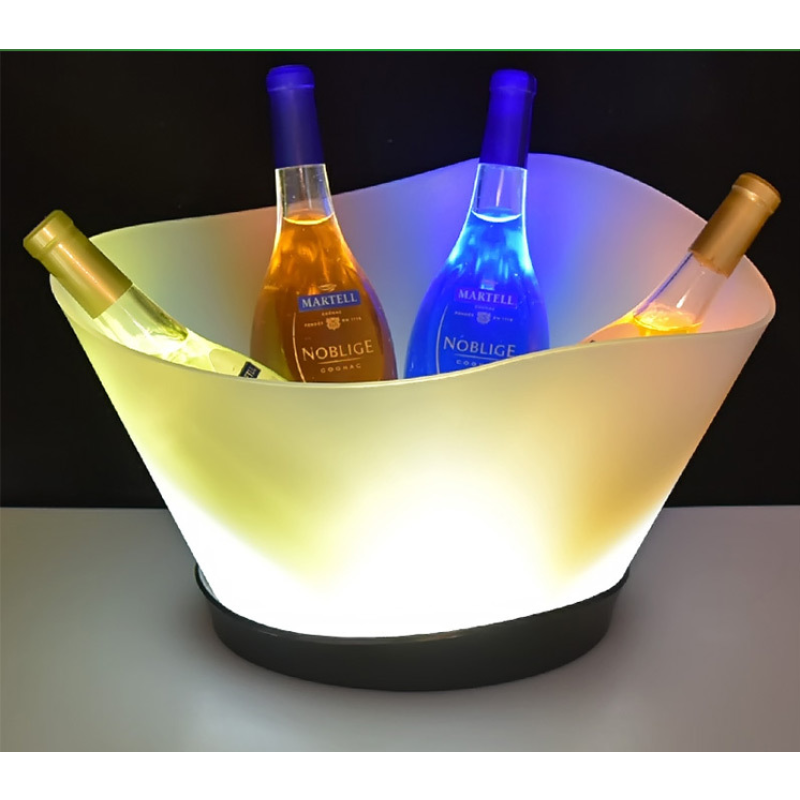 LED Ice Bucket Factory - 12L Colorful Plastic Champagne Wine