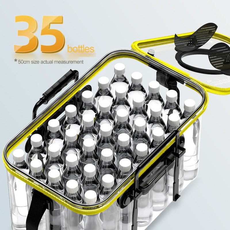 Live Fish Bucket Factory - Folding Transparent Fish Container