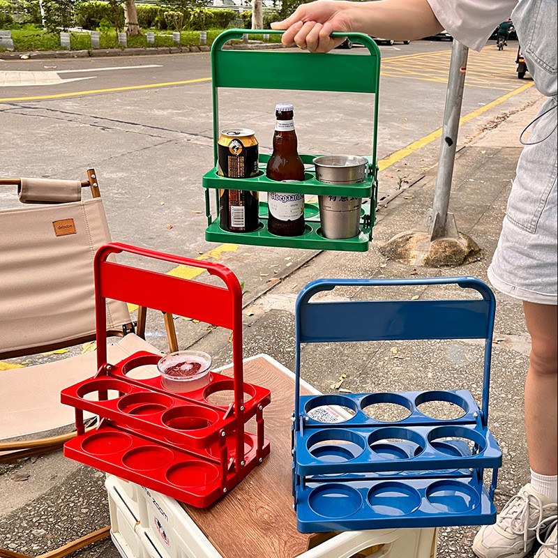 Bottle Carrier Supplier - Plastic Foldable Wine Beer Holder