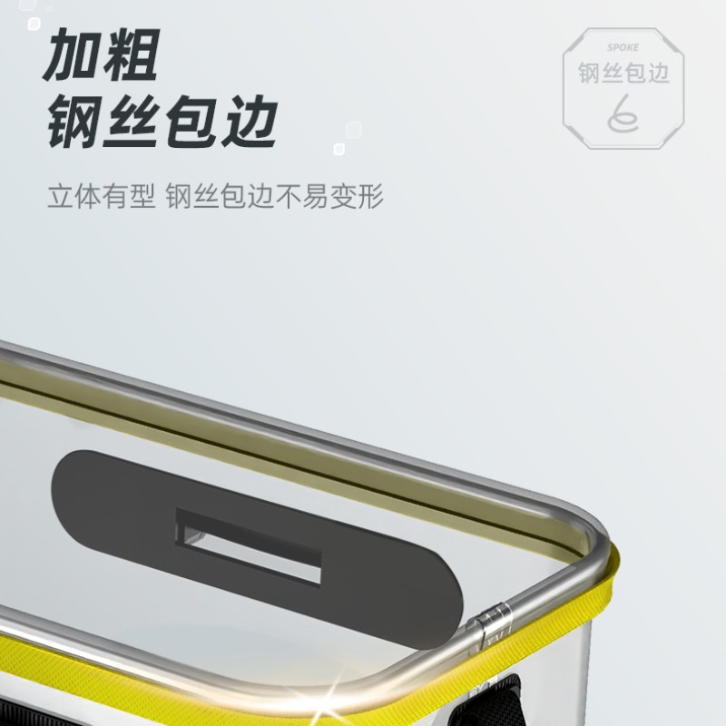 Live Fish Bucket Factory - Folding Transparent Fish Container