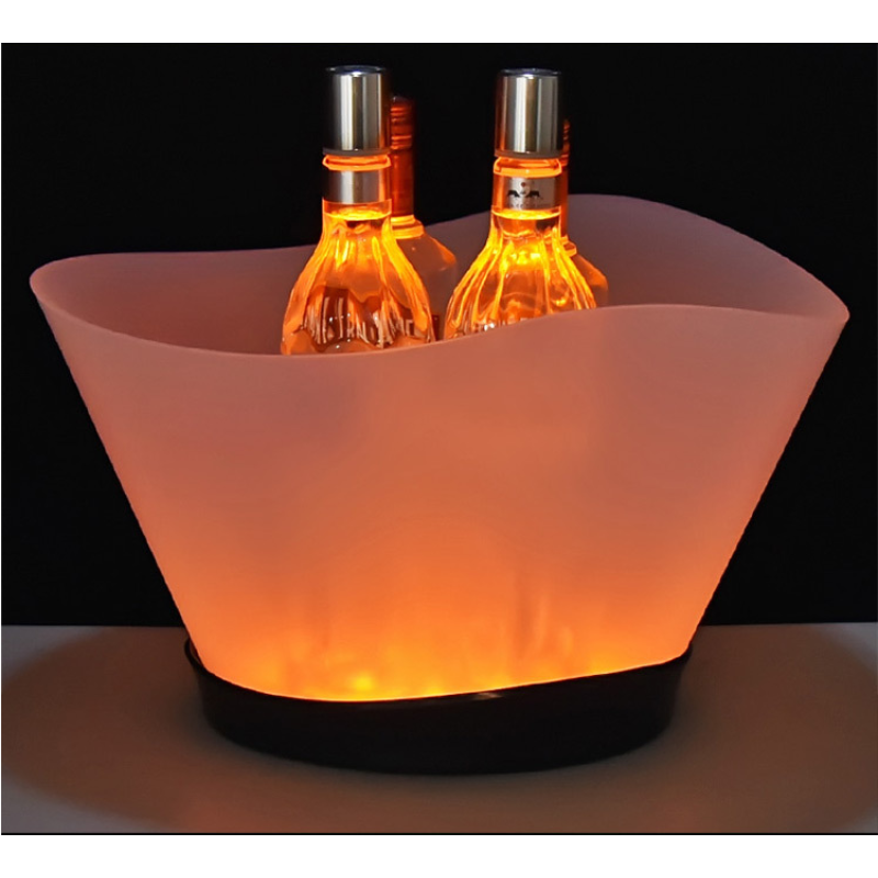 LED Ice Bucket Manufacturer - Custom Logo Black Painting Factory