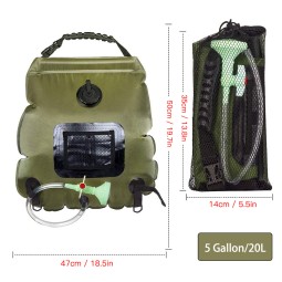 Solar Bath Bag Manufacturer - Portable Folding Camping Shower