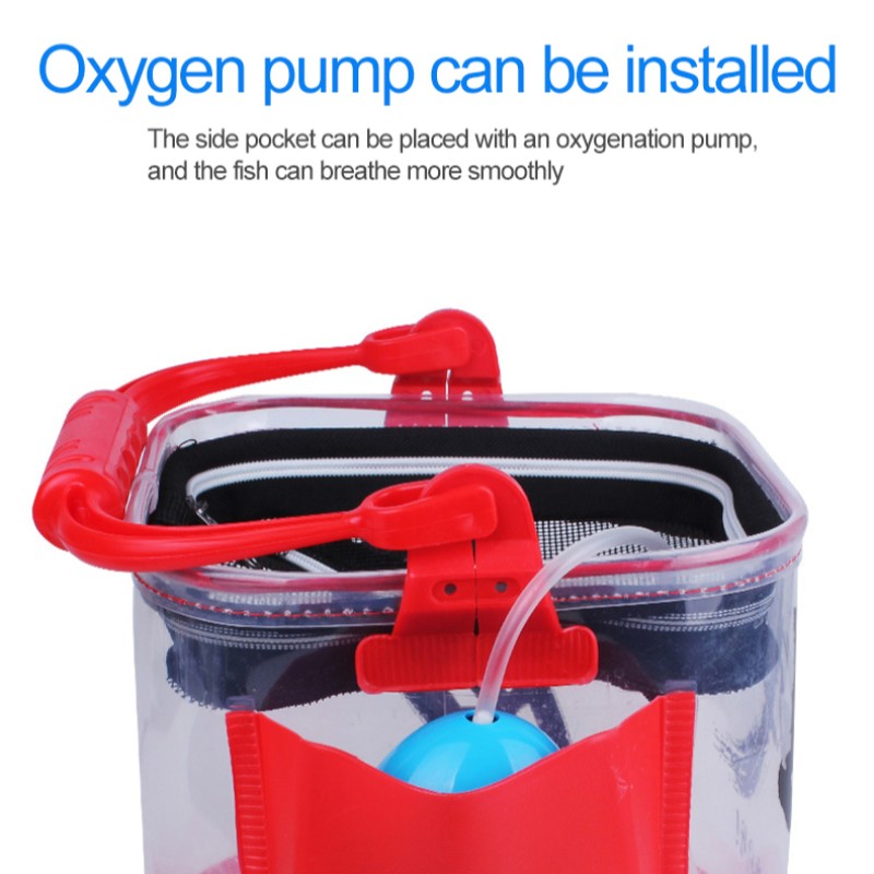 Live Fish Bucket Manufacturer - Eva Transparent with Net Cover