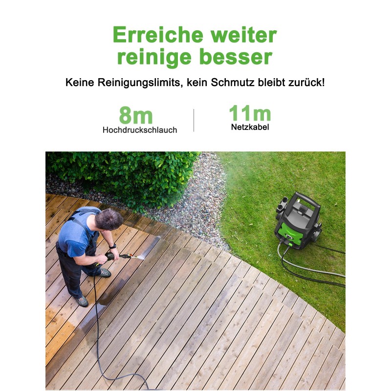 High Pressure Cleaner Factory - 4 Nozzle Powerful Jet Surface Cleaner