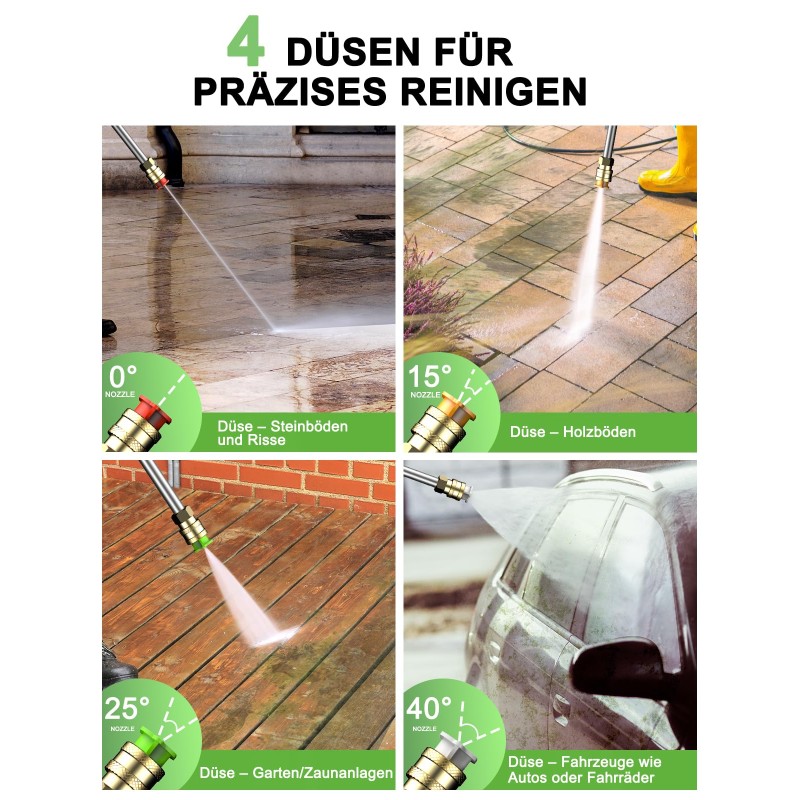 High Pressure Cleaner Factory - 4 Nozzle Powerful Jet Surface Cleaner