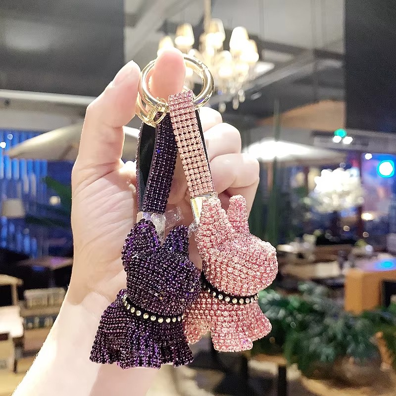 Luxury Keychain Factory - PVC Car Key Chain Circle Pendant