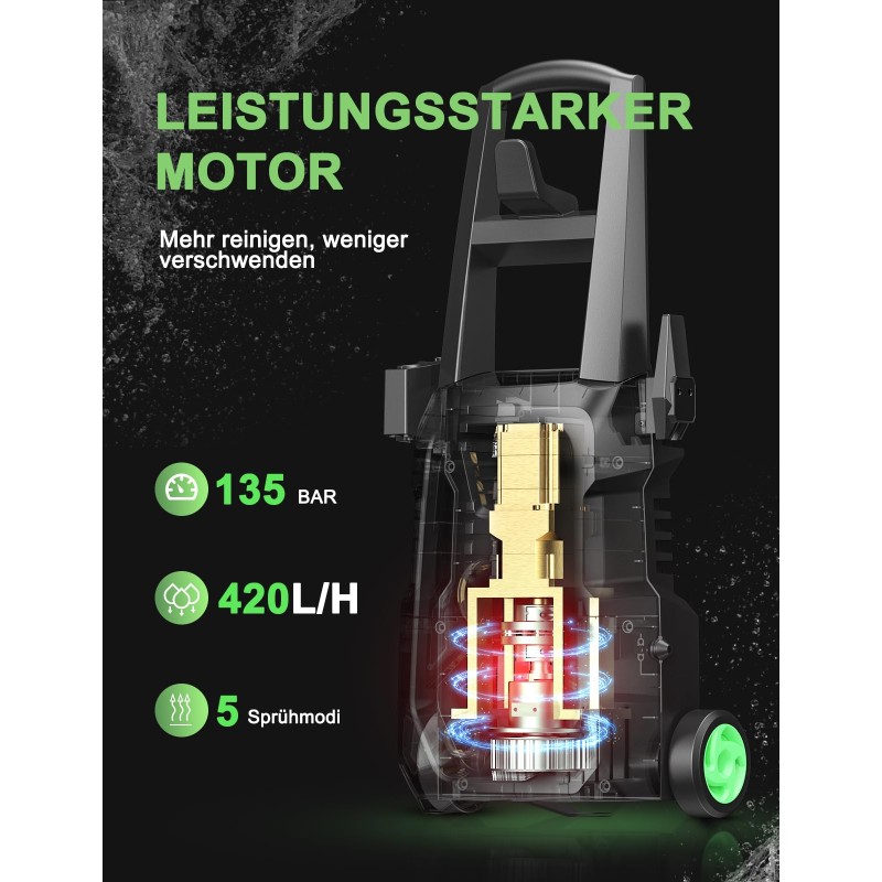 High Pressure Cleaner Factory - 4 Nozzle Powerful Jet Surface Cleaner